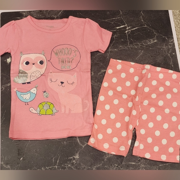 Simple Joys by Carter's Girls' 6-Piece Cotton Pajama Set - Picture 2 of 4